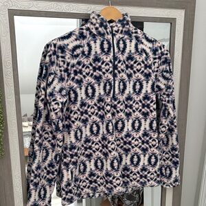 Eddie Bauer Patterned Fleece Jacket